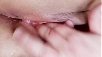 Rubbing my wet clit