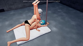 Tied up in the basement for lesbian fun