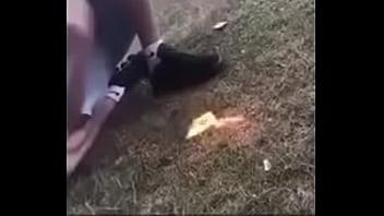 Outdoor slaping porn