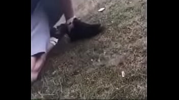 Outdoor slaping porn