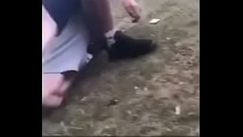 Outdoor slaping porn