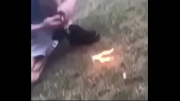 Outdoor slaping porn