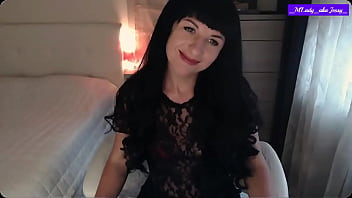 Little titty brunette jessy m'lady in red lingerie pt2