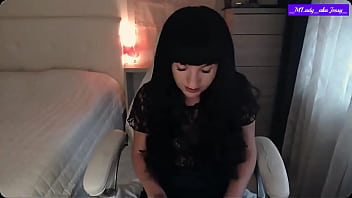 Little titty brunette jessy m'lady in red lingerie pt2