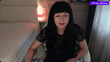 Little titty brunette jessy m'lady in red lingerie pt2