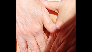 Horny mature plays with fingers and opens her cunt wide