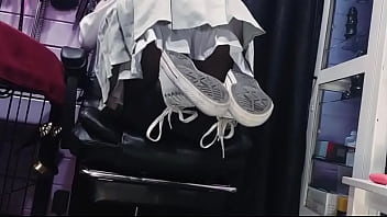 Anime girl pov sneakers and feet domination