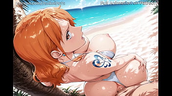 Hot nami beach fuck – animation teaser – ai animation