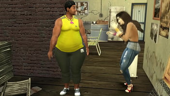 Girl in the rain seeks shelter