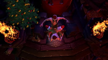 Sissy Elf Rides Santa's Candy Cane Hard thumbnail