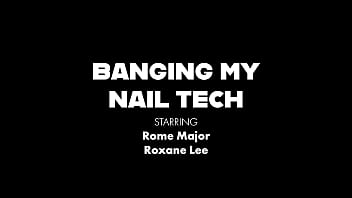 Nail tech rome major got lucky & facializes oriental petite roxane lee