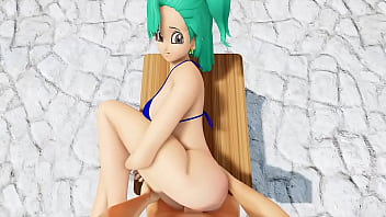 Dragon ball mmd bulma pov pool sex
