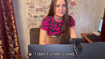 Young wife caught on working as a sex cam anal performer