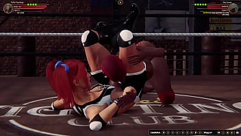 Polly vs tina nf3d female mma battle