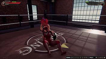 Polly vs tina nf3d female mma battle