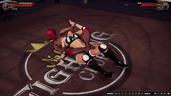 Polly vs tina nf3d female mma battle