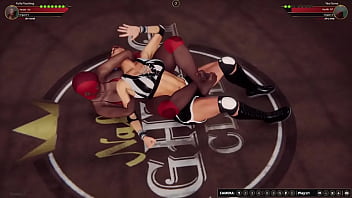 Polly vs tina nf3d female mma battle