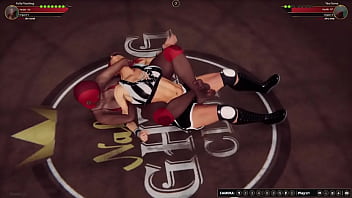 Polly vs tina nf3d female mma battle