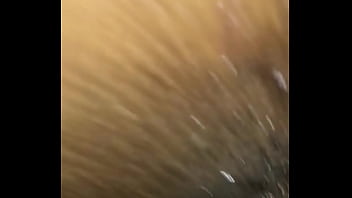 Amateur black reverse cowgir