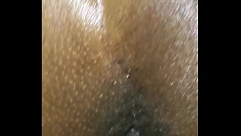 Amateur black reverse cowgir