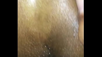 Amateur black reverse cowgir