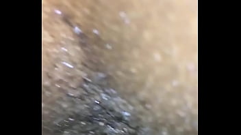 Amateur black reverse cowgir