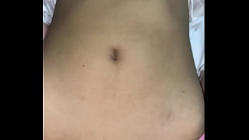 My stepsister's pussy is nice and tight look how she models her cute pink pajamas for me teen18