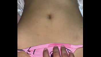 My stepsister's pussy is nice and tight look how she models her cute pink pajamas for me teen18