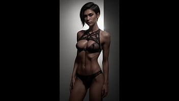 Top sexy girl with short hair