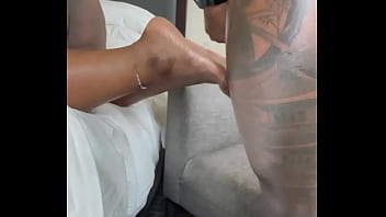 Check it out footjob