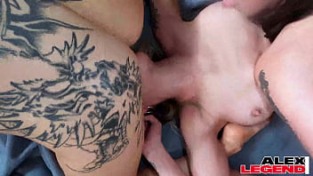 3 pussies to 1 dick fuck with nova flame nicole saphire & jesse pony