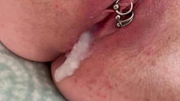 Blowjob and fucking my pussy and cum inside plus your lovely creampie 3 video compilations