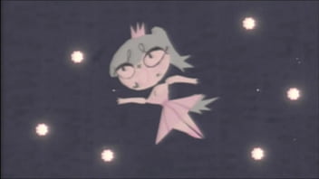 Petite girl with milky boobs