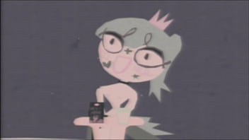 Petite girl with milky boobs