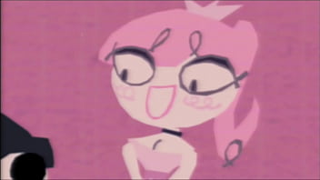 Petite girl with milky boobs