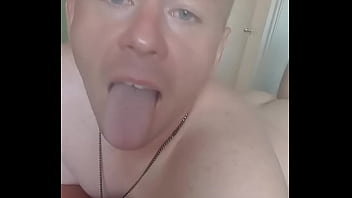 Slutty white boy on the floor