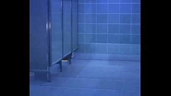 Sexo escondido no banheiro