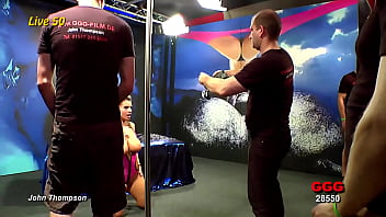 Ggg john thompson live fuck parade at the biggest studio in germany