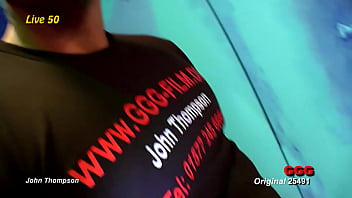 Ggg john thompson live fuck parade at the biggest studio in germany