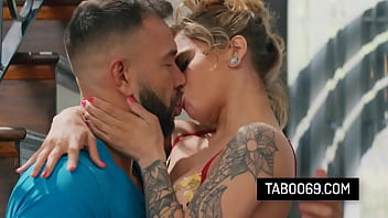 Horny milf revealing sexy lingerie proceeds to fuck partner's brains out