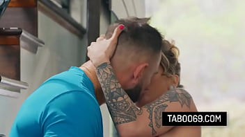 Horny milf revealing sexy lingerie proceeds to fuck partner's brains out