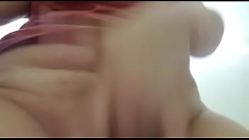 Playing with pussy in bathroom