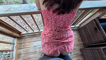 Teasing And Seducing Him Outside In Public Shaking My Ass thumbnail