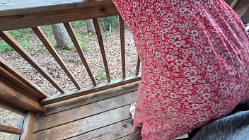Teasing and seducing him outside in public shaking my ass Teasing and seducing him outside in public shaking my ass