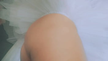 Sexy chantal channel ballerina with hairy p