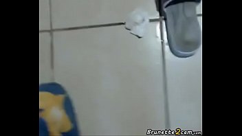 Busty brunette milf masturbates with her hands and vibrator