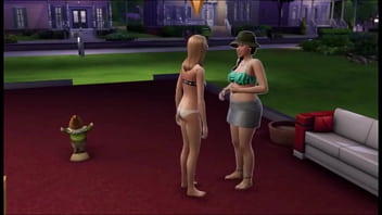 Beautiful blonde gets lonely and tries to impress her way into a club using her sexual nature