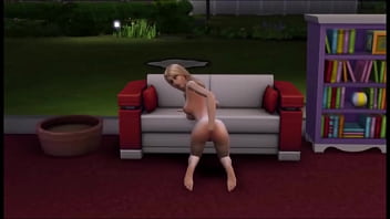 Beautiful blonde gets lonely and tries to impress her way into a club using her sexual nature