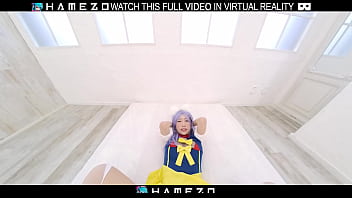 Sexy hot asian girl yume hoshino with her new lover in vr