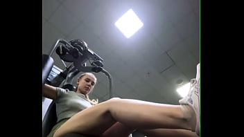 Masturbating in the gym